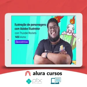 Crehana: Ilustração de Personagens com Illustrator - Thunder Rockets